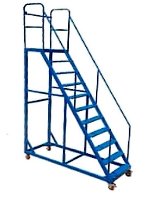 Rolling Ladder RLMXT 08A Platform Height (A) 2446mm from