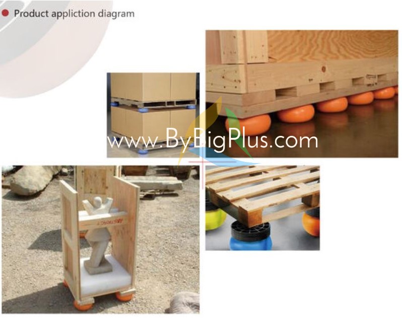 Pallet Cushion Orange Air Dampened Cushion – Heavy-Duty Shock